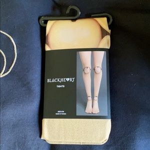 NWT Blackheart Doll Leg Tights